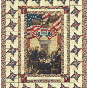 QOVF Quilt Kit - Friendship Star 1 - Flags