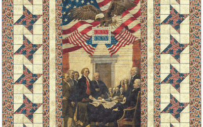 QOVF Quilt Kit – Friendship Star 1 – Flags